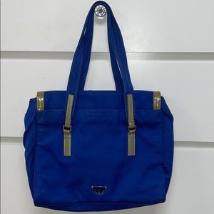 Blue Prada Canvas bag